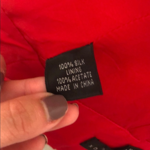 Aidan Mattox nite line red ruched dress - Picture 7 of 7